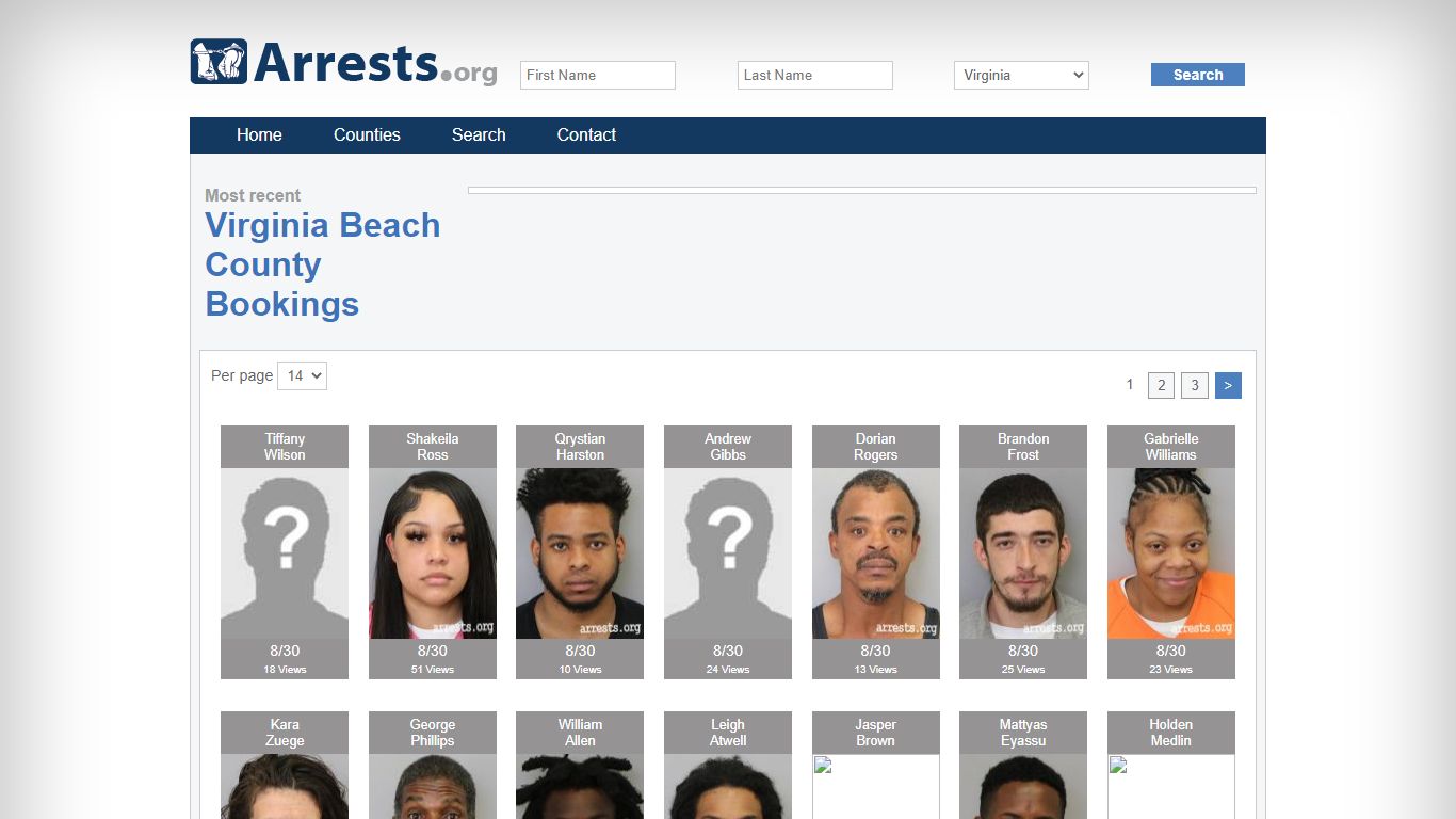 Virginia Beach County Arrests and Inmate Search